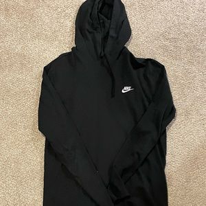 Black long sleeve Nike hooded tshirt